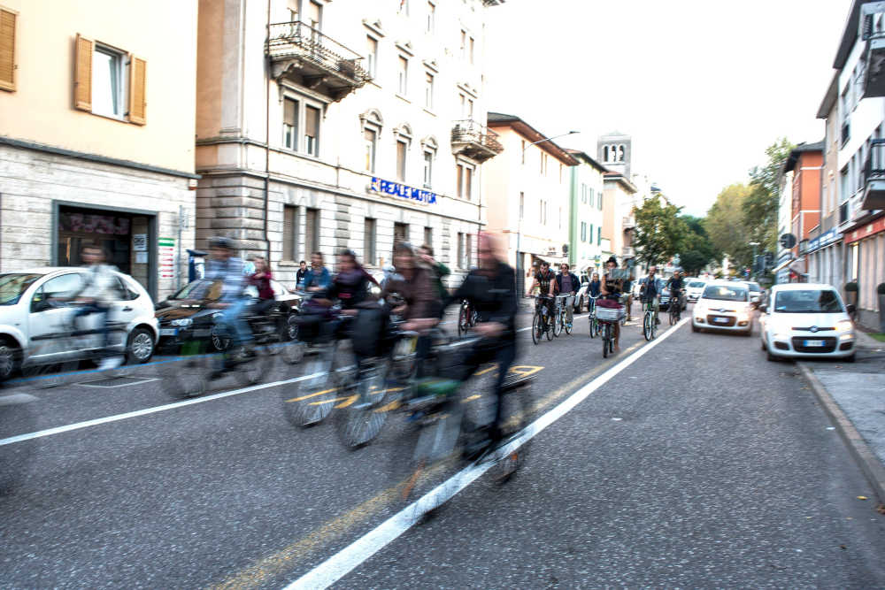 Critical mass #cambiamolastrada, ottobre 2019 a Trento